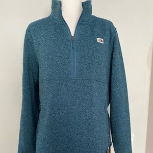 New Women's Blue Quarter Zip Northface XL